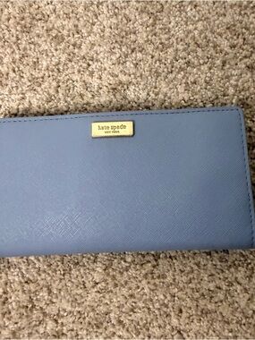 Kate Spade Periwinkle Saffiano Leather Wallet